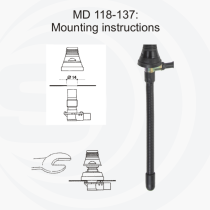 Sirio MD 118-137 Aviation Antenna (Suitable For Aeronautical Service)