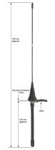 Sirio MD 118-137 Aviation Antenna (Suitable For Aeronautical Service)