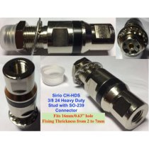 Sirio CB-HDS Heavy Duty 3/8 to SO 239 Adaptor