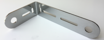 Sirio M-2 90 degrees stainless steel bracket