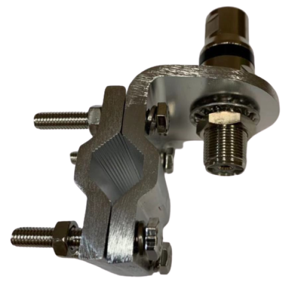 Sirio Heavy Duty 3-Way Double Groove Chrome Plated CB Antenna Mirror Mount