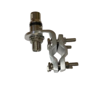 Sirio Heavy Duty 3-Way Double Groove Chrome Plated CB Antenna Mirror Mount