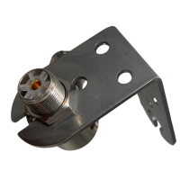 Sirio M-1 90 Degrees Bracket With Heavy Duty 2X SO 239 Angular Connector