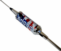 Sirio P 2000 3/8 10m & CB 5000 Watts Mobile Trucker Antenna - USA Flag