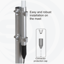 Sirio SPO 350-5 350 - 400 Mhz 5 dBi UHF Base Antenna